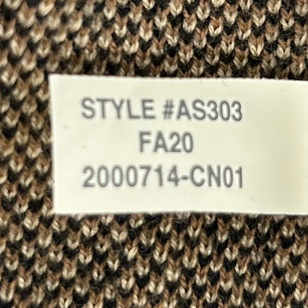NEW J.Crew Factory Mob Wife Leopard Print Sweater Blazer Black/Brown/Tan Size S